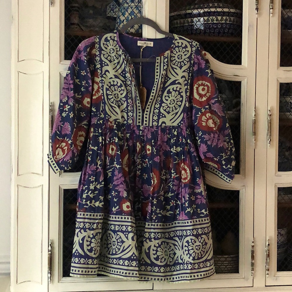 NWT. Natural Life XS Flouncy Floral Dress